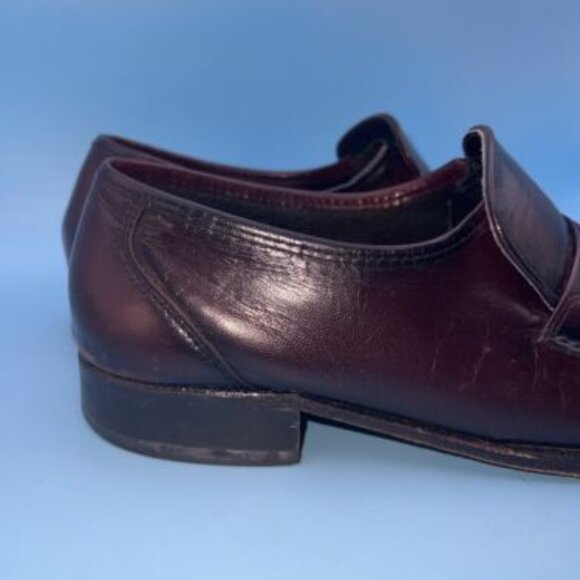 Florsheim Men’s Penny Loafers Shoes Size 8.5D Red Cherry Leather Slip On 17089 - Picture 4 of 10